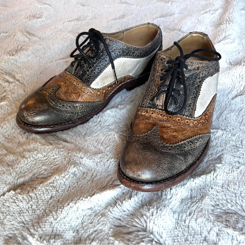 BedStu size 6.5 Lita Oxford Loafers Leather Shoes